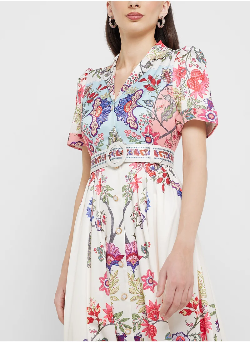 ايلا Floral Print Dress