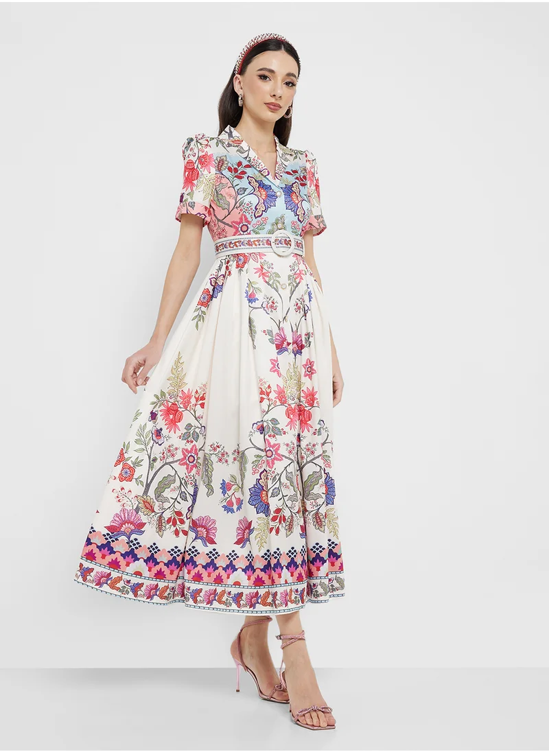 ايلا Floral Print Dress