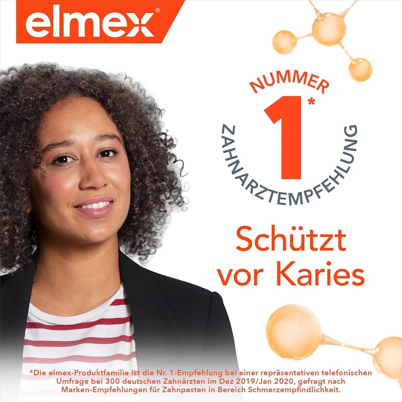 Elmex غسول فم إلمكس لحماية التسوس 400 مل مضاد للبكتيريا لتنظيف الأسنان بدون كحول يحمي بفعالية من التسوس للاستخدام اليومي مع درع مزدوج من الكالسيوم والفلورايد - Image 4