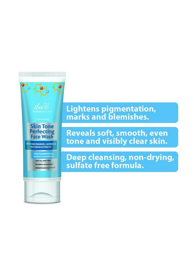 Iba Advanced Activs Ultra White Skin Tone Perfecting Face Wash L No Parabens & Sulfates L High Foam L For Lighter Even Tone Skin ; Pack Of 2 - Image 5