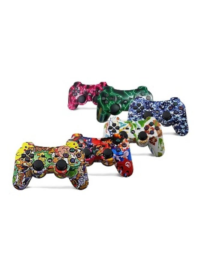 Generic - E-commerce Explosions A Generation Of Non-infringement Private Model Curved Ps3 Wireless Bluetooth Game Handle Ps3 Handle-Product Color:Snowflake Key Pikachu - Image 1