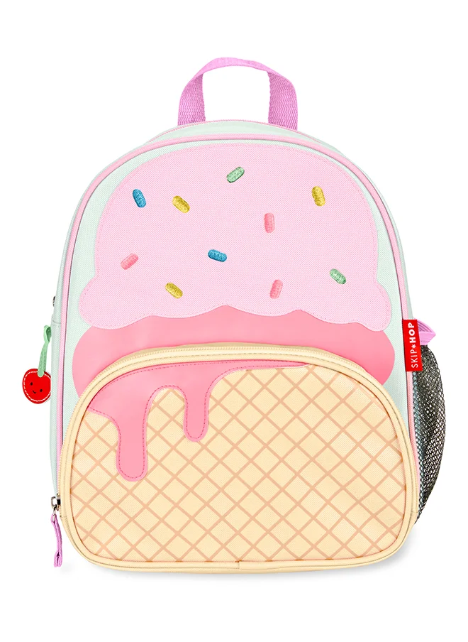 Skip Hop Spark Style Backpack - Ice Cream - Fashionable Toddler Backpack with Glitter Detail