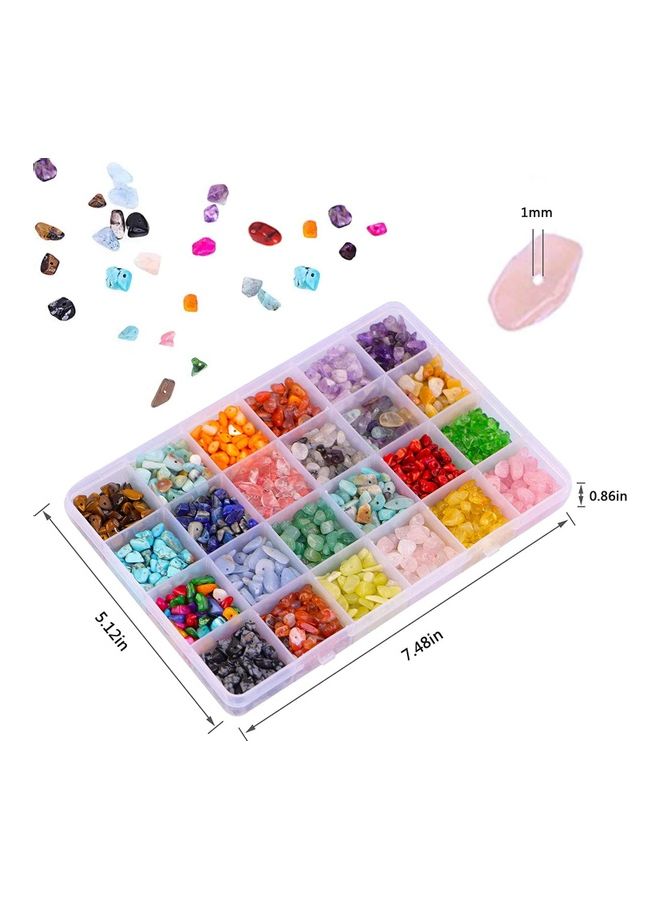 إسكدنيا Natural Gemstone Bead With Accessories Set - Image 4