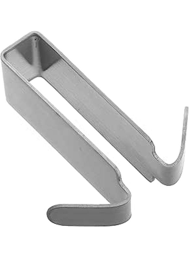 304 Stainless Steel Double Sided Adhesive Towel Hook No Drilling Shower Door Holder Wall Mount - Image 1