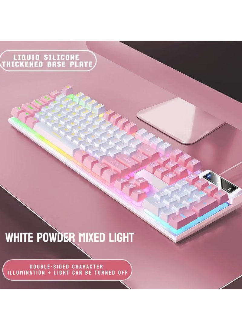 87-Key Detachable Type-C Wired Gaming Mechanical Keyboard-Compact Efficiency, Gaming Aesthetics - Image 1