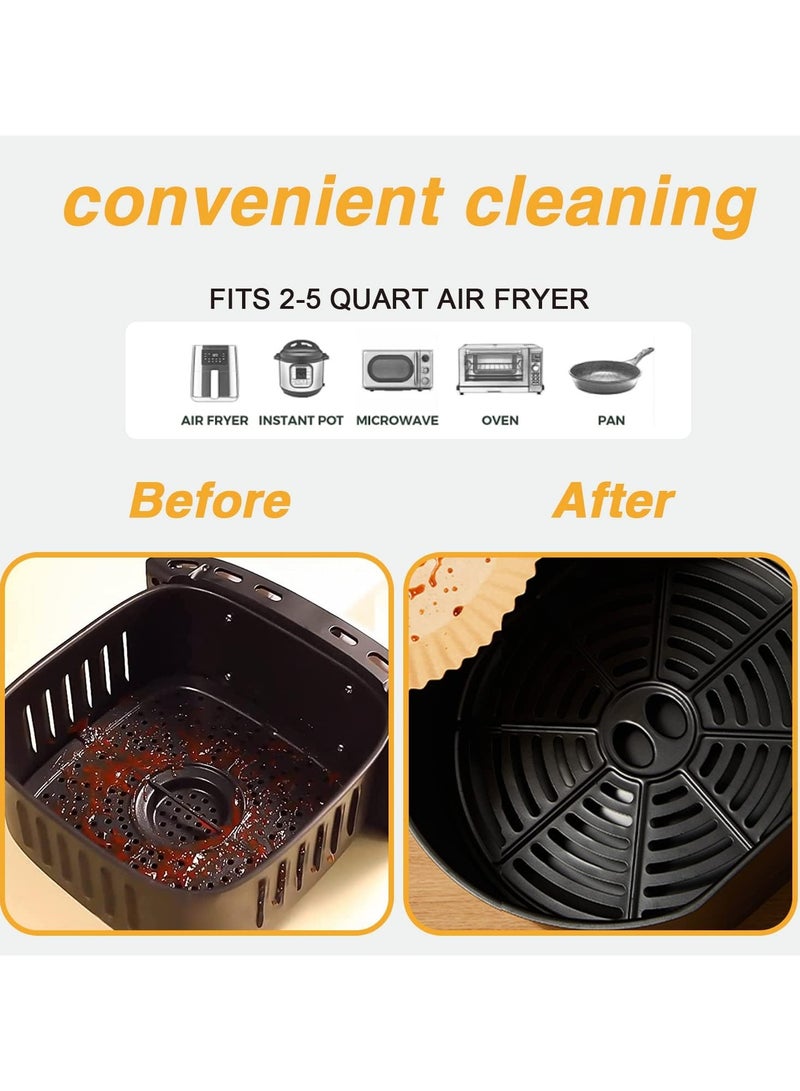 Non-Stick Air Fryer Baking Paper – Round Shape (100 Pieces) - Image 3