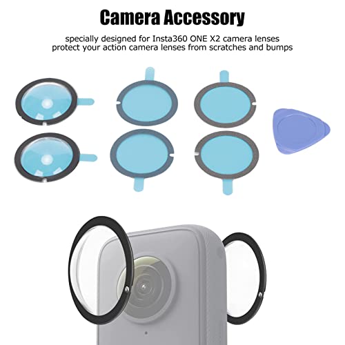Vbestlife Dual Lens Guards for One X2 Dual Lens Guards Prevent Scratches High Transmittance PC Protective Cover for ONE X2 - Image 3