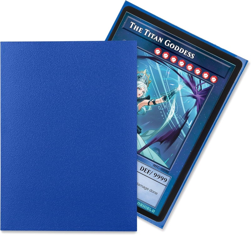 TitanShield (150 Sleeve/Blue) Small Japanese Sized Trading Card Sleeves Deck Protector for Yu-Gi-Oh, Cardfight!! Vanguard & More - Image 2