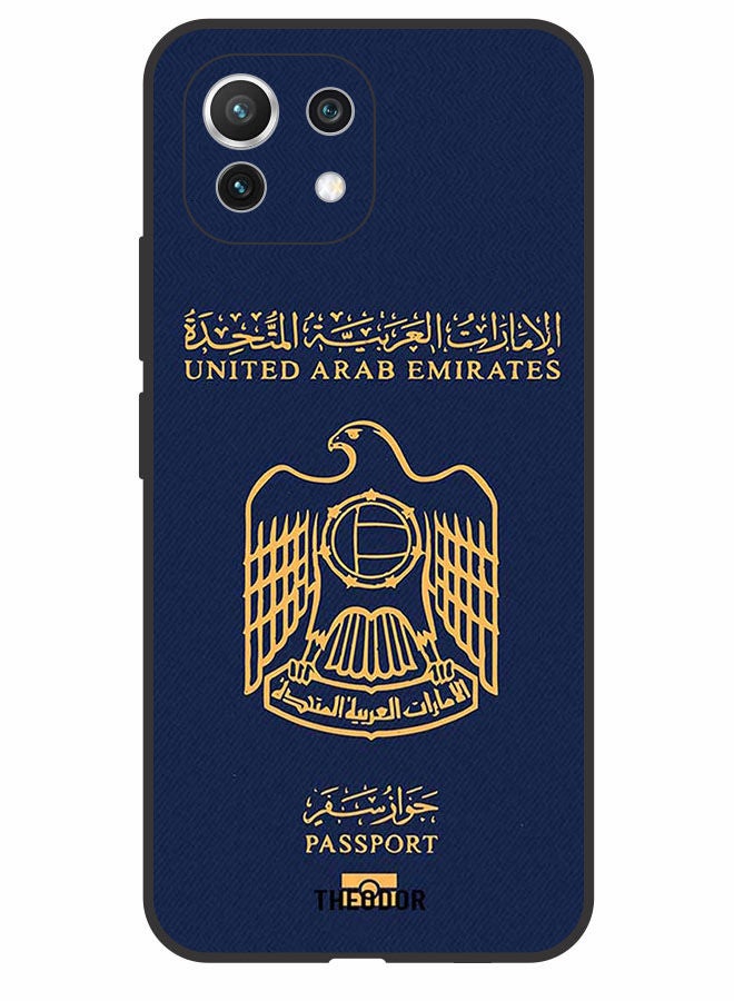 Theodor Protective Case Cover For Xiaomi 11 Lite/11 Lite 5G   Uae Passport 2 - Image 1
