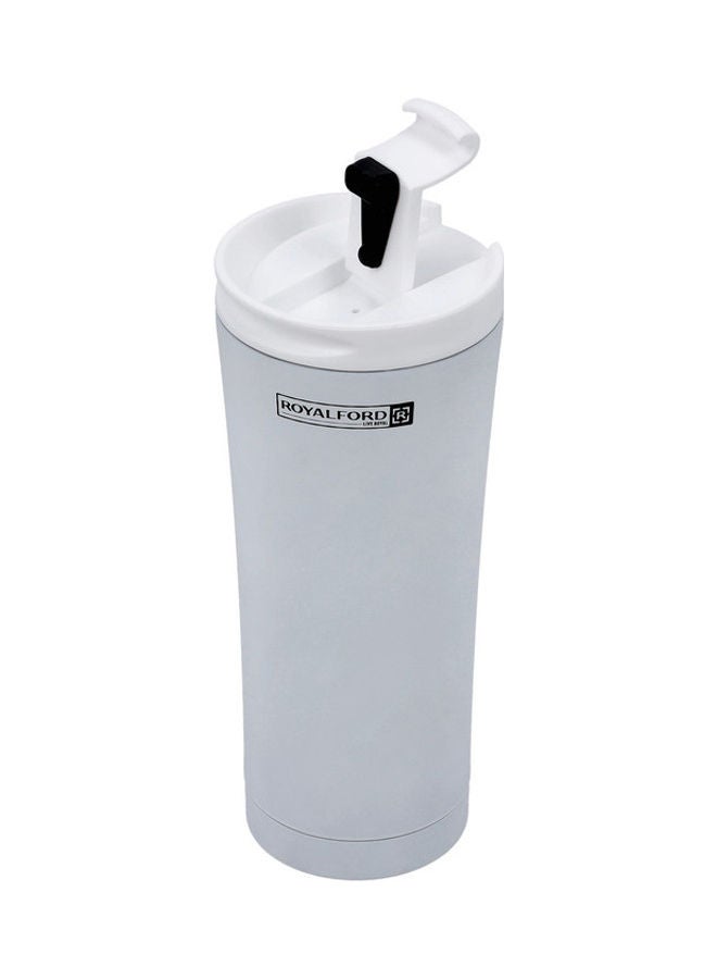 Royalford Stainless Steel Double Wall Mug Assorted Colour 9.5x9.5x21cm - Image 4