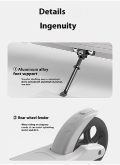 sway Kick Scooter, Foldable Scooter 2 Wheels with Adjustment Handlebar, Stand-Up Riding with Brakes, Suitable for 5 Years and Older Teens Boys and Girls  - Image 2