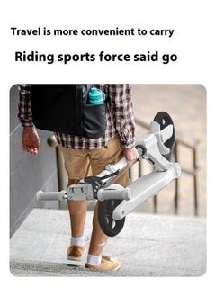 sway Kick Scooter, Foldable Scooter 2 Wheels with Adjustment Handlebar, Stand-Up Riding with Brakes, Suitable for 5 Years and Older Teens Boys and Girls  - Image 3