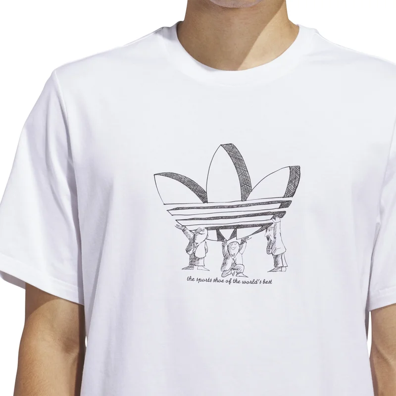 adidas adidas SSNL TEE 6 White Originals Unisex T-SHIRTS