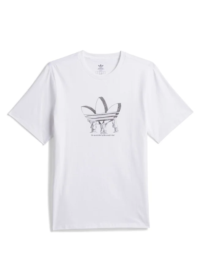 adidas adidas SSNL TEE 6 White Originals Unisex T-SHIRTS
