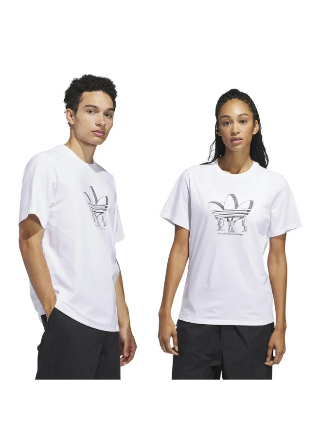 adidas adidas SSNL TEE 6 White Originals Unisex T-SHIRTS