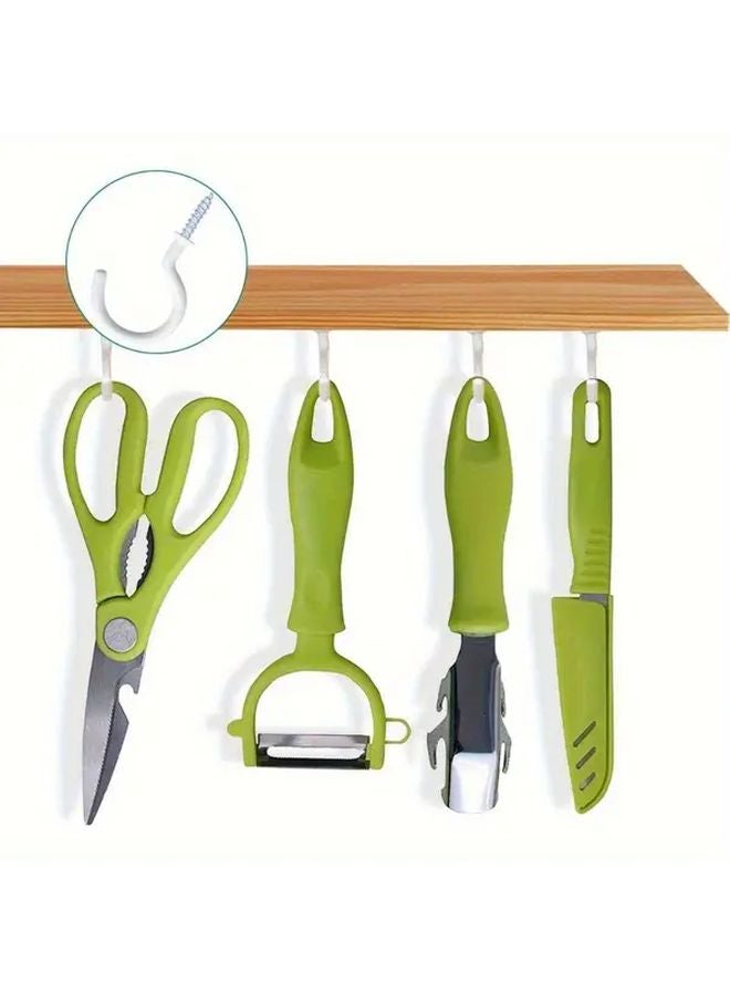 12pcs S Hook Outdoor Reinforced Screw Hanging Rack Multi Purpose Fasteners - Image 3