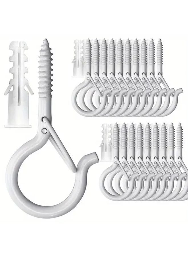 12pcs S Hook Outdoor Reinforced Screw Hanging Rack Multi Purpose Fasteners - Image 2