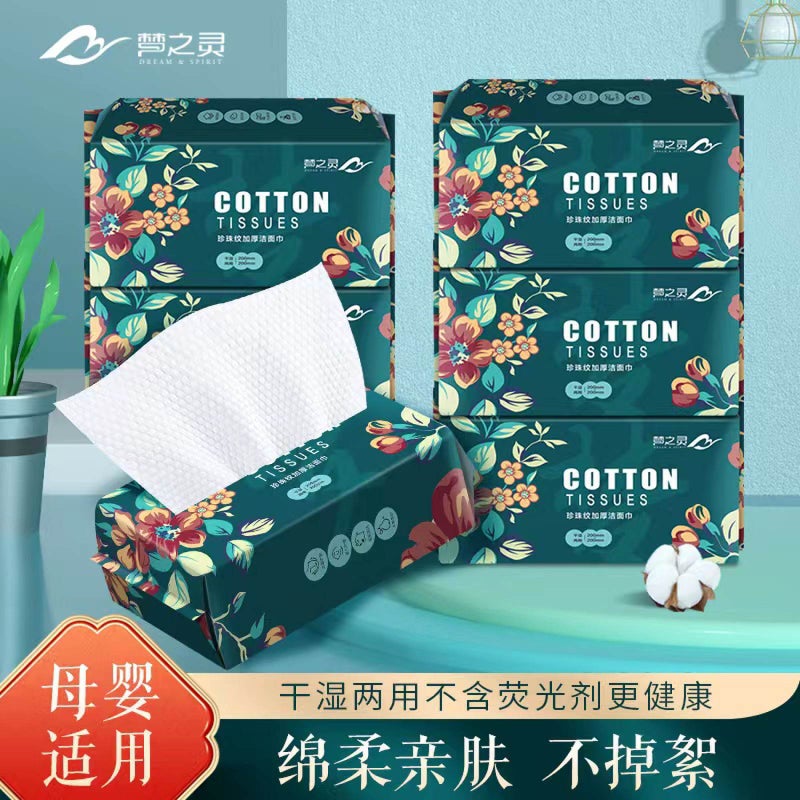 Disposable Face Towel Thickened Withdrawable Cotton Soft Towel Towel Cotton Absorbent Beauty Salon Cleansing Towel Manufacturers - Image 3