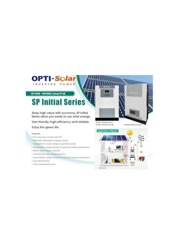 OPTI 3kW Off Grid Hybrid Solar Inverter - Image 3