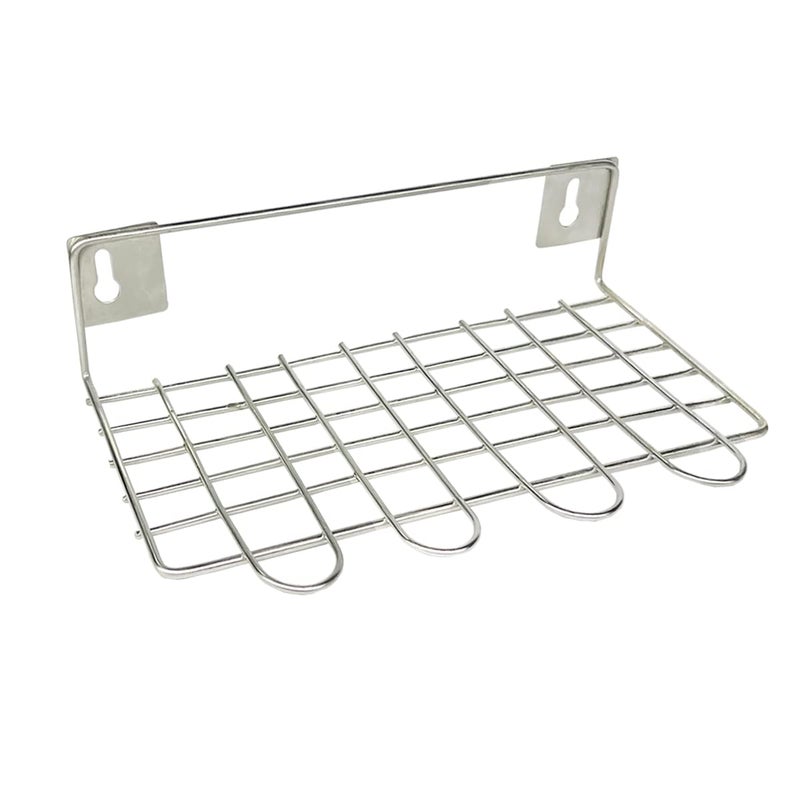 JISUN Stainless Steel Wall Mounted Ladle Stand Wall Mounted Chakla Belan Stand Pack of 2 for Kitchen Silver  - Image 2