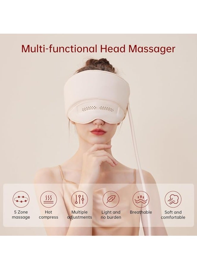 general Electric Head Massager, Scalp Massager, Head Compressor, Heated & Kneaded Air Bag Massager, Portable Electric Head & Eye Massager  - Image 2