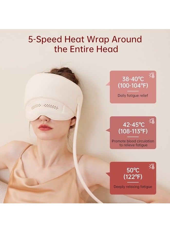 general Electric Head Massager, Scalp Massager, Head Compressor, Heated & Kneaded Air Bag Massager, Portable Electric Head & Eye Massager  - Image 4
