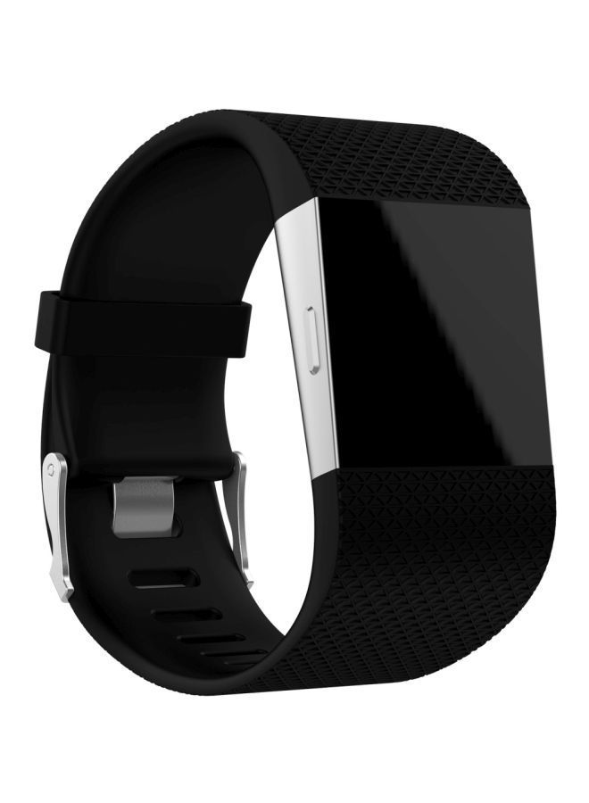 NIBEMINENT Adjustable Sport Wrist Strap For Fitbit Surge Black  - Image 2