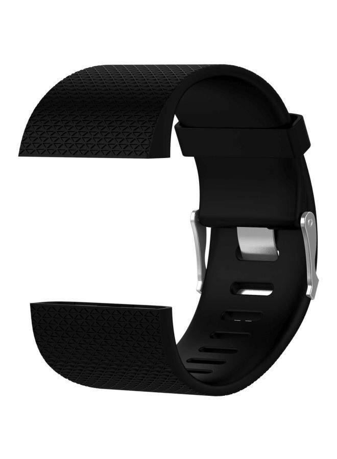 NIBEMINENT Adjustable Sport Wrist Strap For Fitbit Surge Black  - Image 3