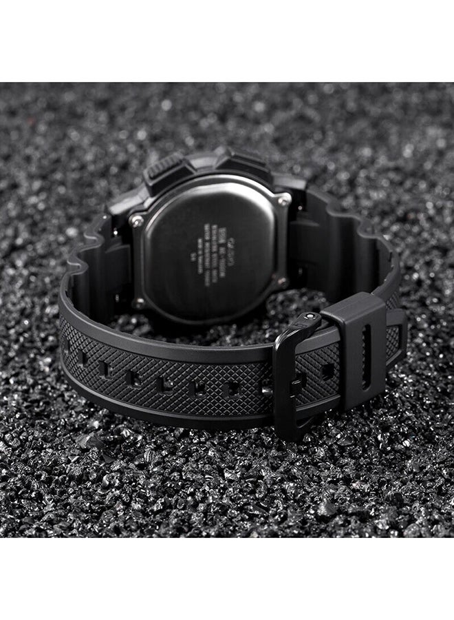 كاسيو ساعة يد رقمية للشباب طراز AE-1000W-1AVDF - 45 مم - لون رمادي رجال - Image 4