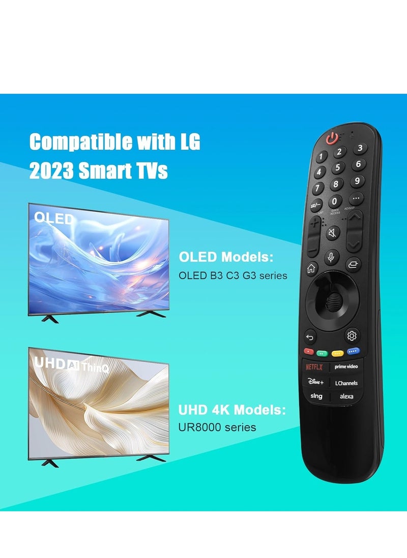 ELTRAZONE MR23GA Magic Remote 2023 for LG Smart TV – Replacement Remote with Voice and Pointer Function, Compatible with LG 2018-2023 UHD OLED QNED NanoCell 4K 8K Smart TVs – Includes Battery - Image 3