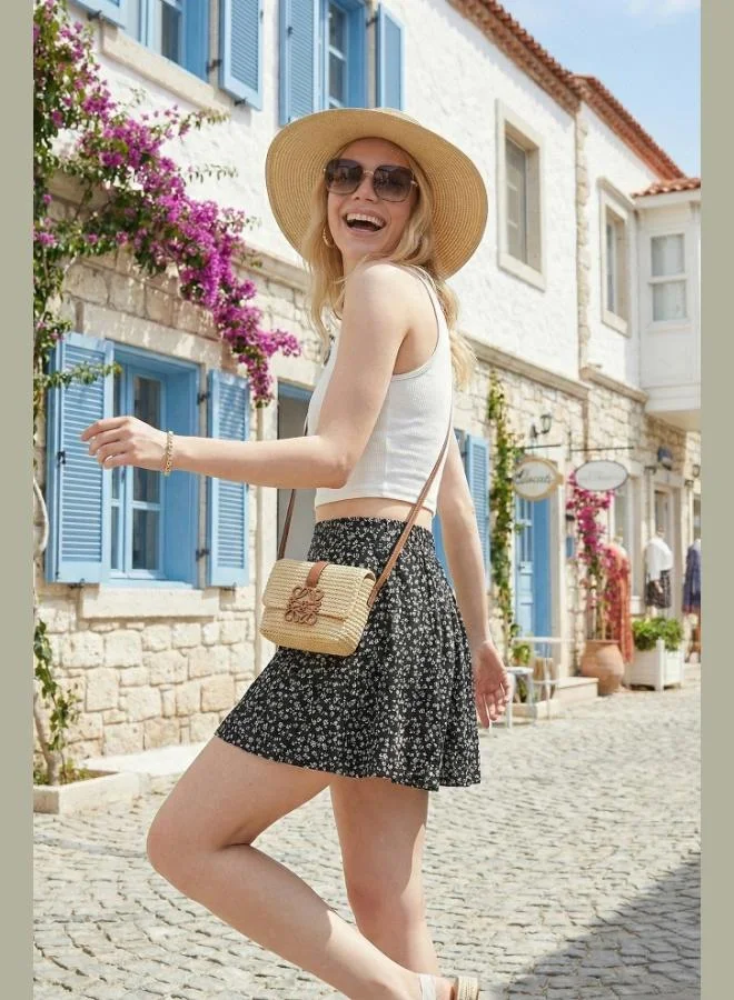 Lela Lela Elastic Waist Mini Short Skirt Women's SKIRT 5864024