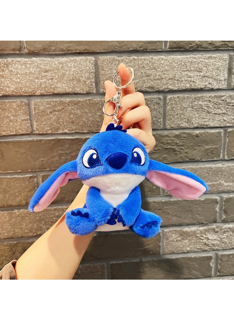 KUYING Plush Cute Stitch Doll Pendant Wholesale Toy Doll Bookbags Cartoon Doll Keychain 