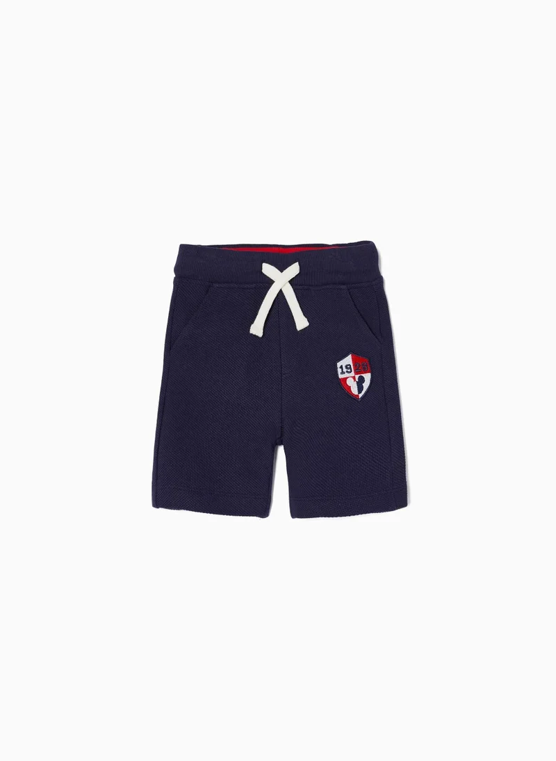 زيبي PiquÃ© Shorts in Cotton for Baby Boys 'Mickey'