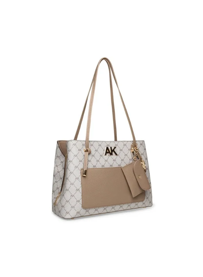 Anne Klein  Anne Klein Akh3770A Grey Women's Satchel for Women | Best Price UAE