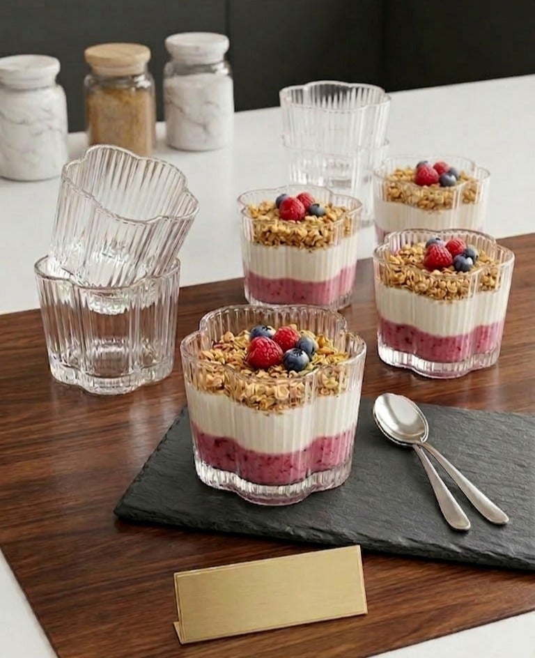 طقم بولات زجاجية 6 قطع - Image 1