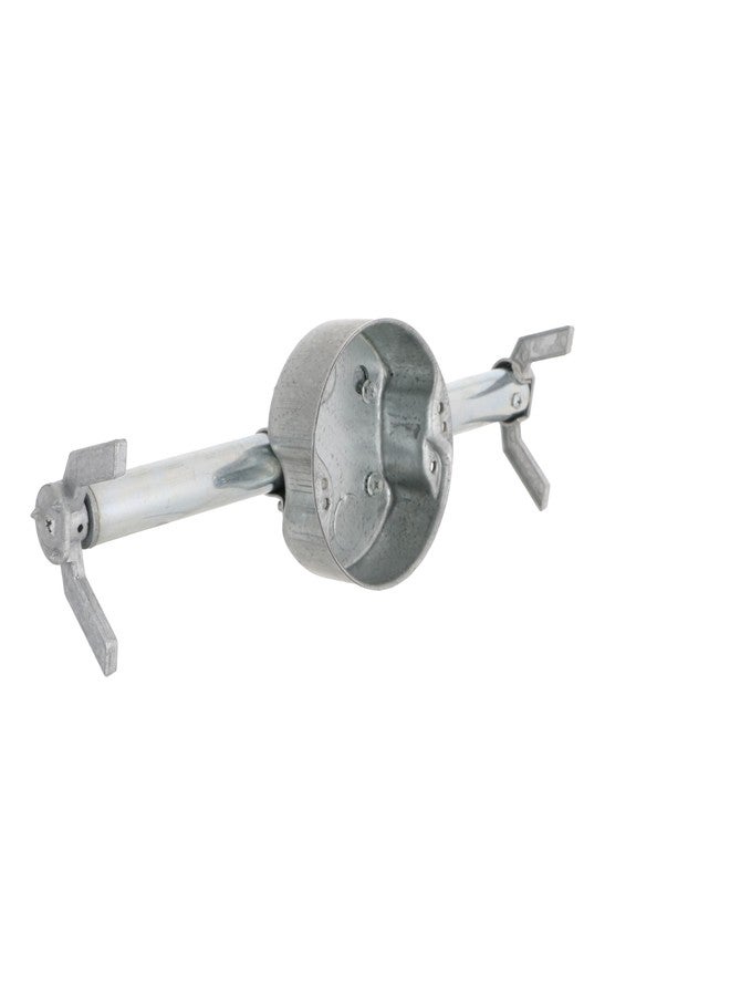 RACO Hubbell Raco 936 4 in. Round Retro-Brace Ceiling Fan-Rated Support, 4 in, Gray - Image 1