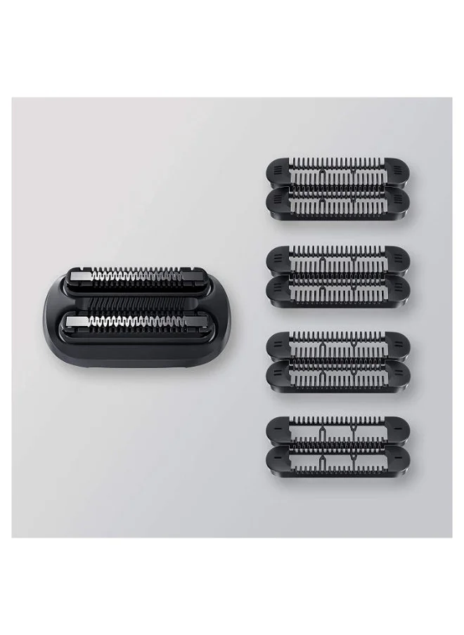 براون Easy Click Stubble Beard Trimmer Attachment For New Generation Series 5 6 And 7 Electric Shaver With Four Different Stubble Lengths Black 08-3Dbt