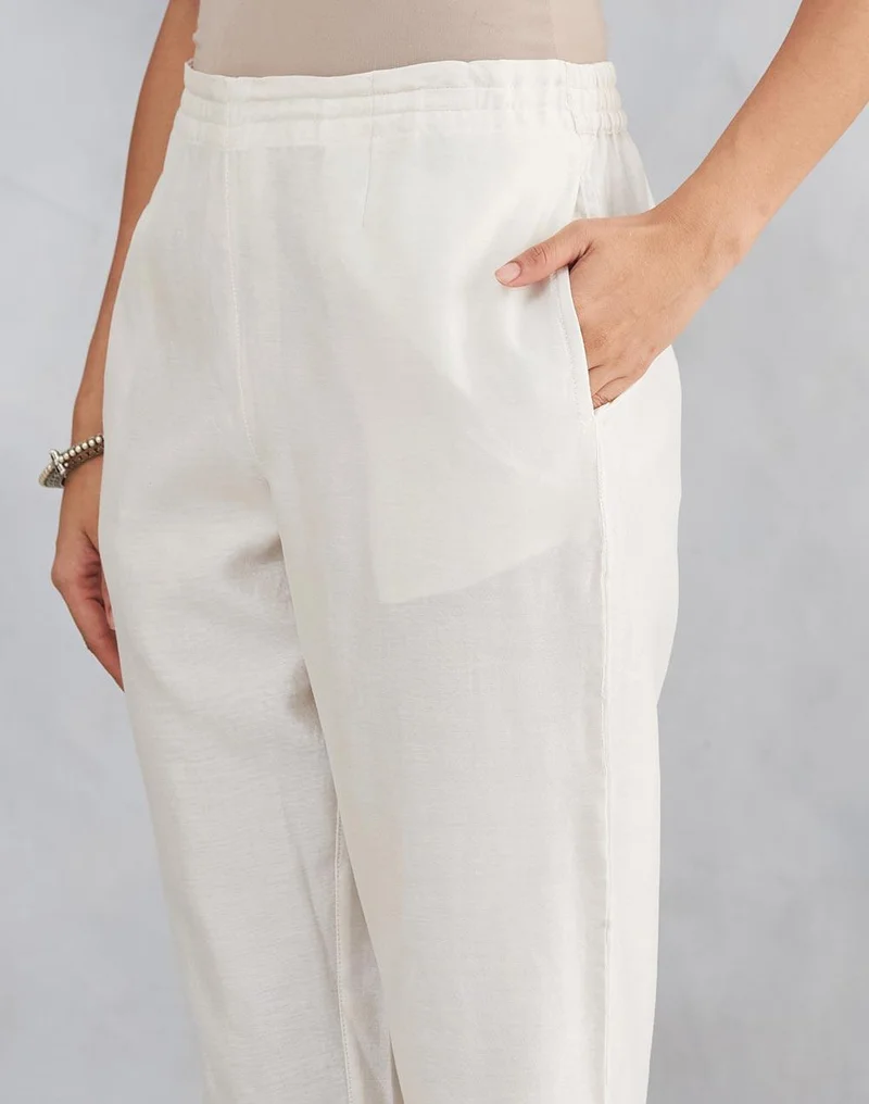 Fabindia  Natural Cotton Silk Embroidered Ethnic Pant for Women | Best Price UAE