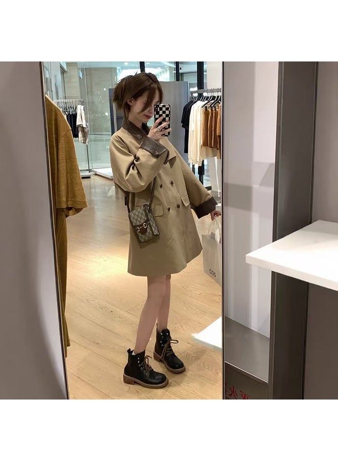 Niche mid-length trench coat - Image 2