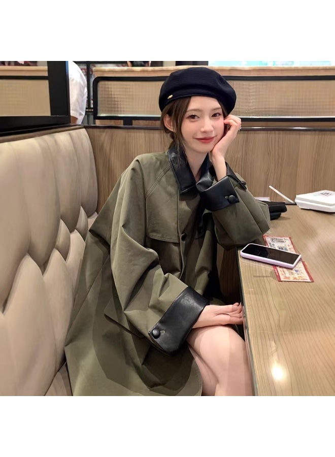 Niche mid-length trench coat - Image 3