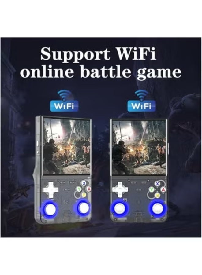 ELTRAZONE R36 Ultra Retro Handheld Game Console with 64GB Built-in Storage, 20,000+ Games, 3000mAh Rechargeable Battery, Supports 20+ Simulators, Linux System, 4.0-Inch IPS Screen, Portable Pocket Arcade Gaming Device (Transparent Black) – Perfect for Travel and Retro Gaming Fans - Image 4