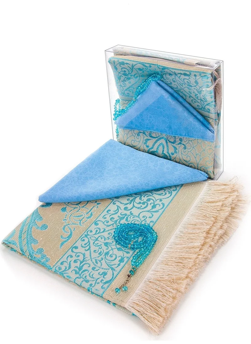 İhvan Ikhwan Hajj and Umrah Gift Mevlut Set - 6 Blue