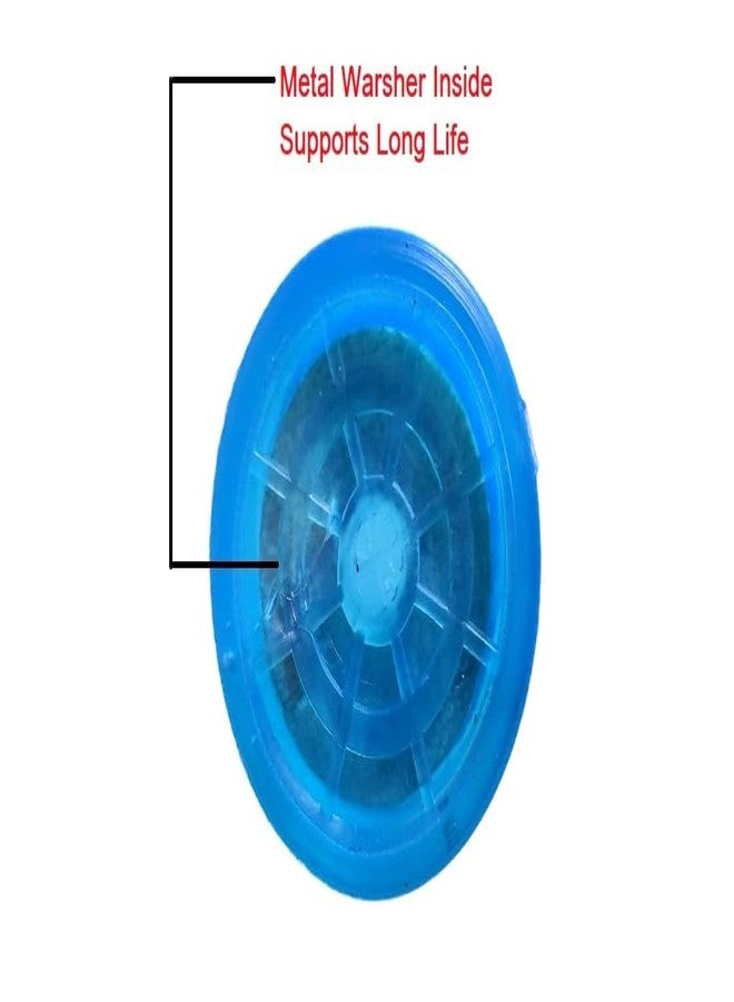 SASALES Silicon Cane Tips, Anti Slip, Replacement and Protector for Quadripod Walking Stick, Size 50mm/1.97-inch, Blue, Pack of (8PCS) - Image 2