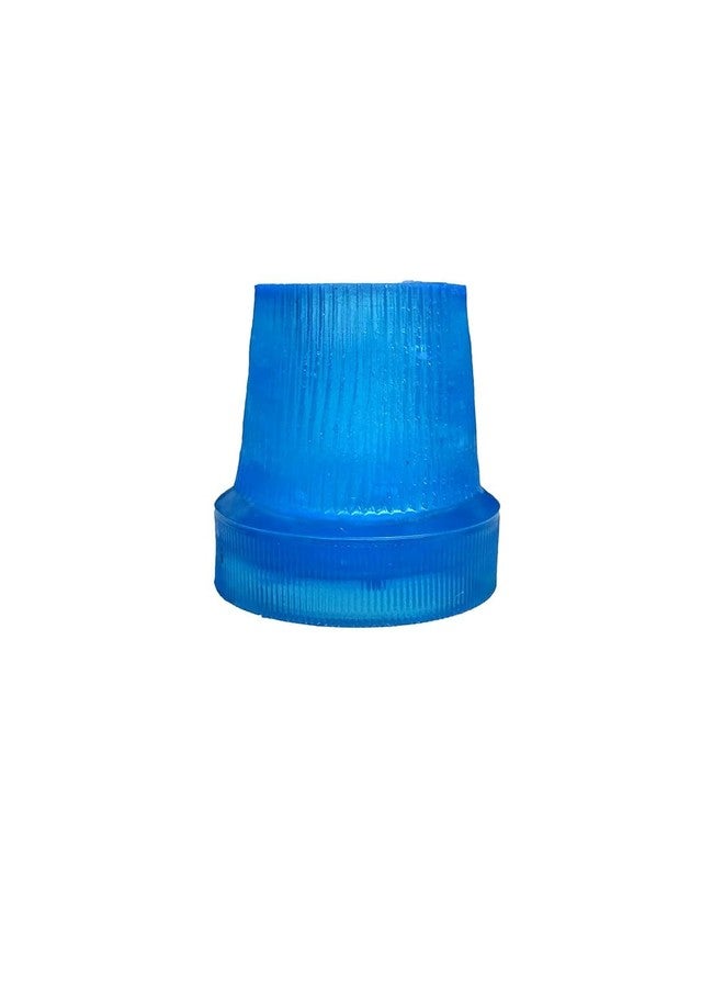 SASALES Silicon Cane Tips, Anti Slip, Replacement and Protector for Quadripod Walking Stick, Size 50mm/1.97-inch, Blue, Pack of (8PCS) - Image 1