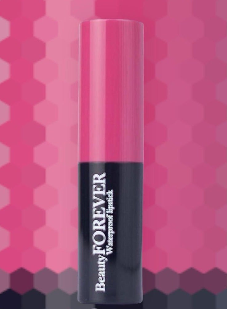 بيوتي فوريفر أحمر شفاه ضد الماء غير لامع يدوم طويلاً رقم 22