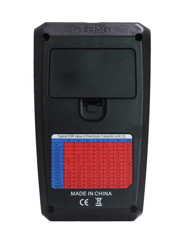 BSIDE ESR02 Pro Transistor Tester Multifunctional Digital Tester Diode Triode Resistor Capacitance Inductance MOSFET NPN PNP Triac MOS Detector with Test Clip - Image 3