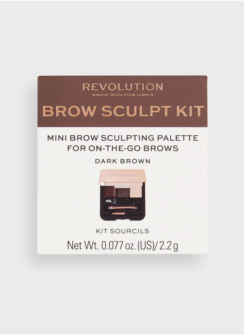 REVOLUTION - Revolution Brow Sculpt Kit Dark - Image 1