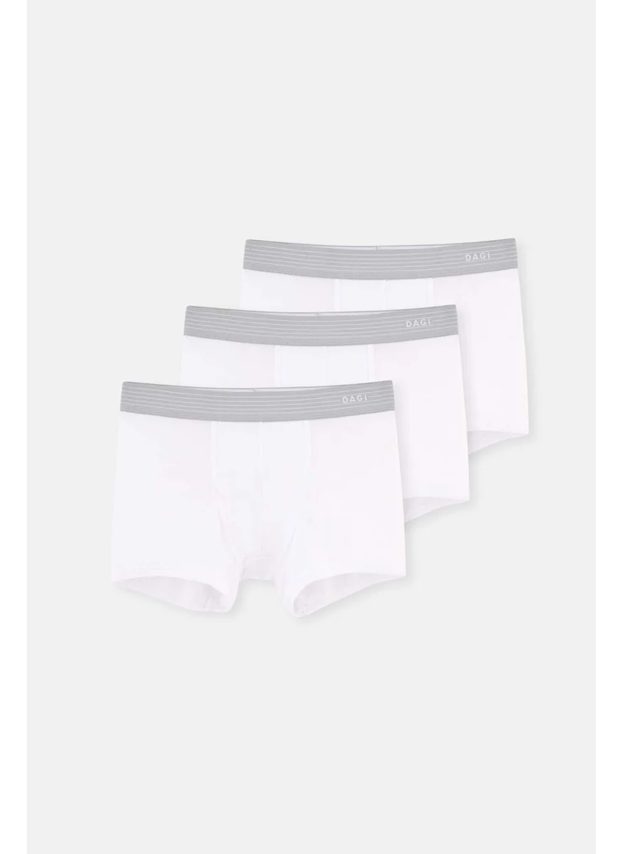 داجي White D4210 Micromodal Boxer 3-pack