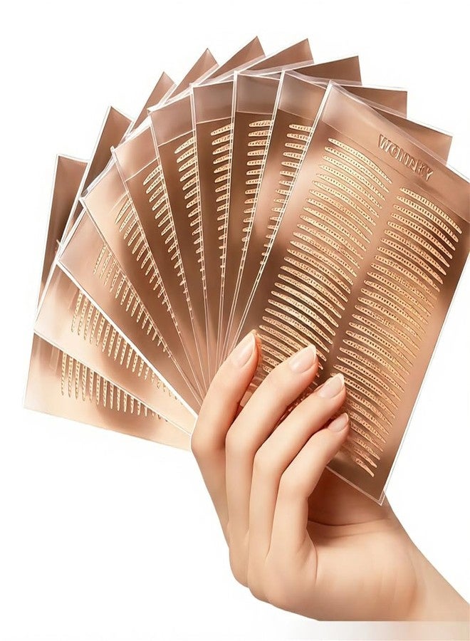 shenghang Eye Stickers Eyelid Tape Waterproof Breathable Lace Eyelid Strip (E) - Image 1