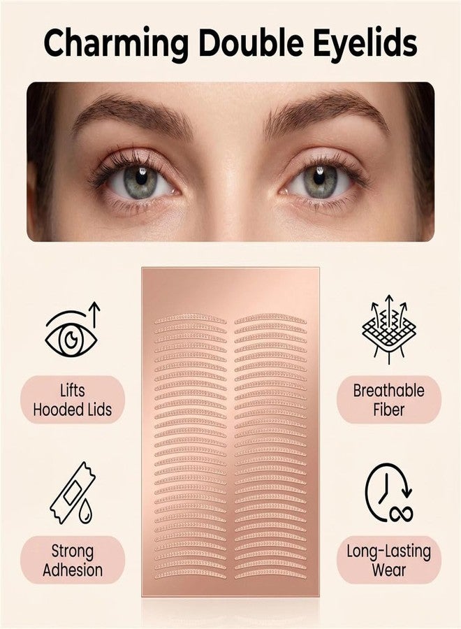 shenghang Eye Stickers Eyelid Tape Waterproof Breathable Lace Eyelid Strip (E) - Image 5